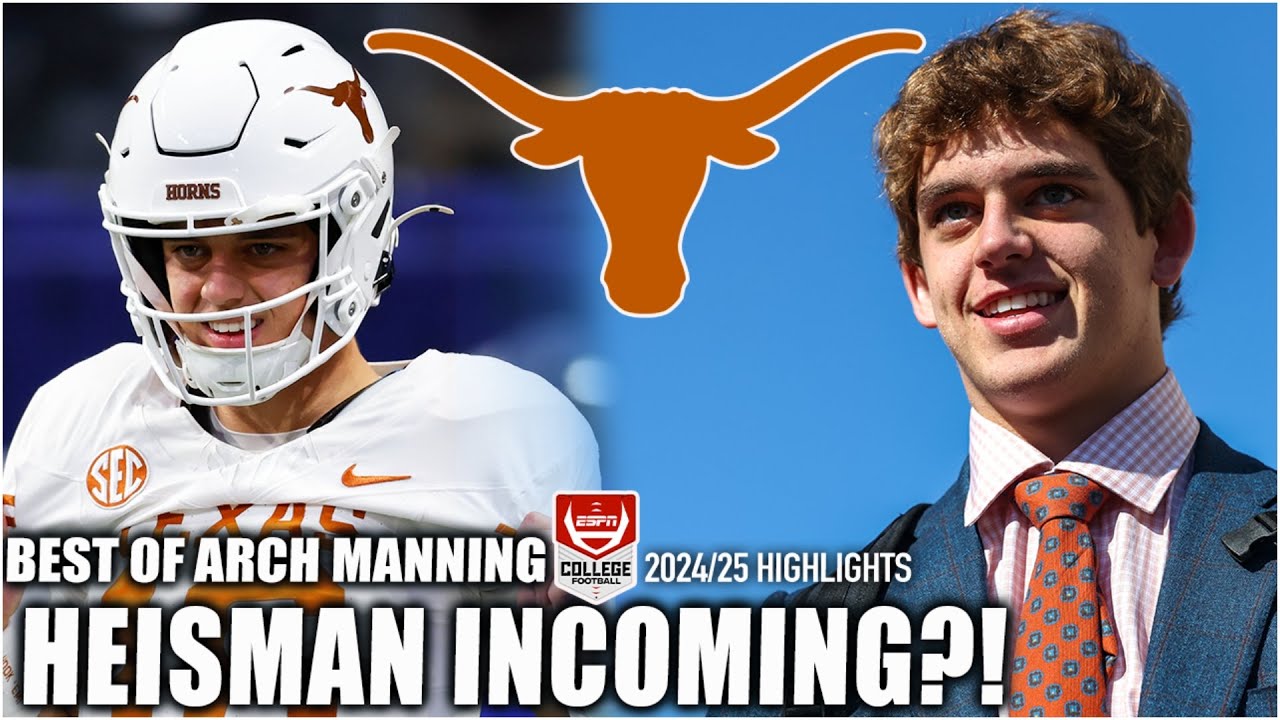 18 минут лучших моментов Арча Мэннинга 🎥 | ESPN College Football