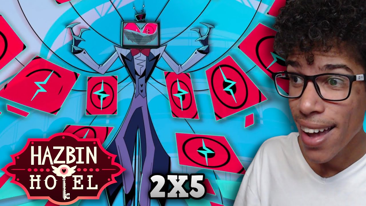 DECLARAÇÃO DE GUERRA !! - Hazbin Hotel 2° Temporada - React Episódio 5