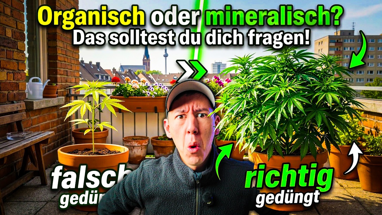 Pflanze richtig D&Uuml;NGEN? 😕 Organisch vs. Mineralisch: Welcher D&uuml;nger rasiert komplett?