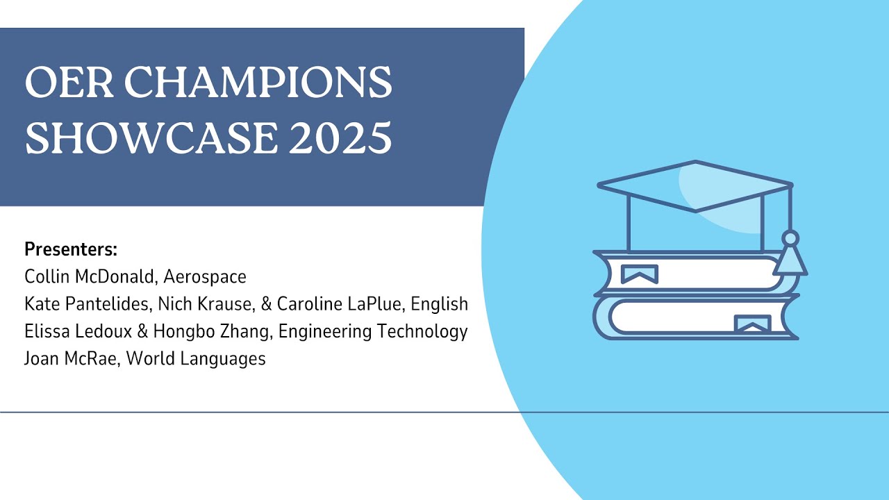 OER Champions Showcase 2025