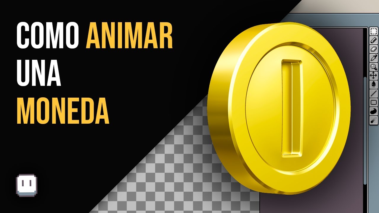 Como ANIMAR una MONEDA | Animacion en Pixel Art