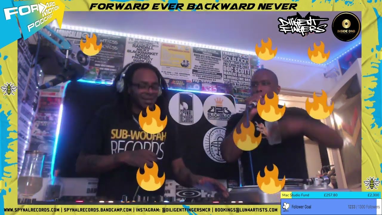Madrush MC & Diligent Fingers Pop Up Stream | Forward Motion 017 | Junglists | UBB | Spynal Records