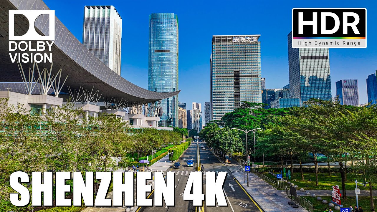🇨🇳Shenzhen, China｜Walking in Shenzhen Futian District—Shenzhen Walking Tour｜4K HDR