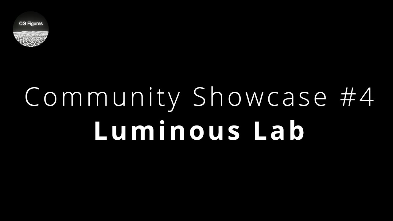 CGFigures Community Showcase #4 - Dr. Verena Resch (Luminous Lab)