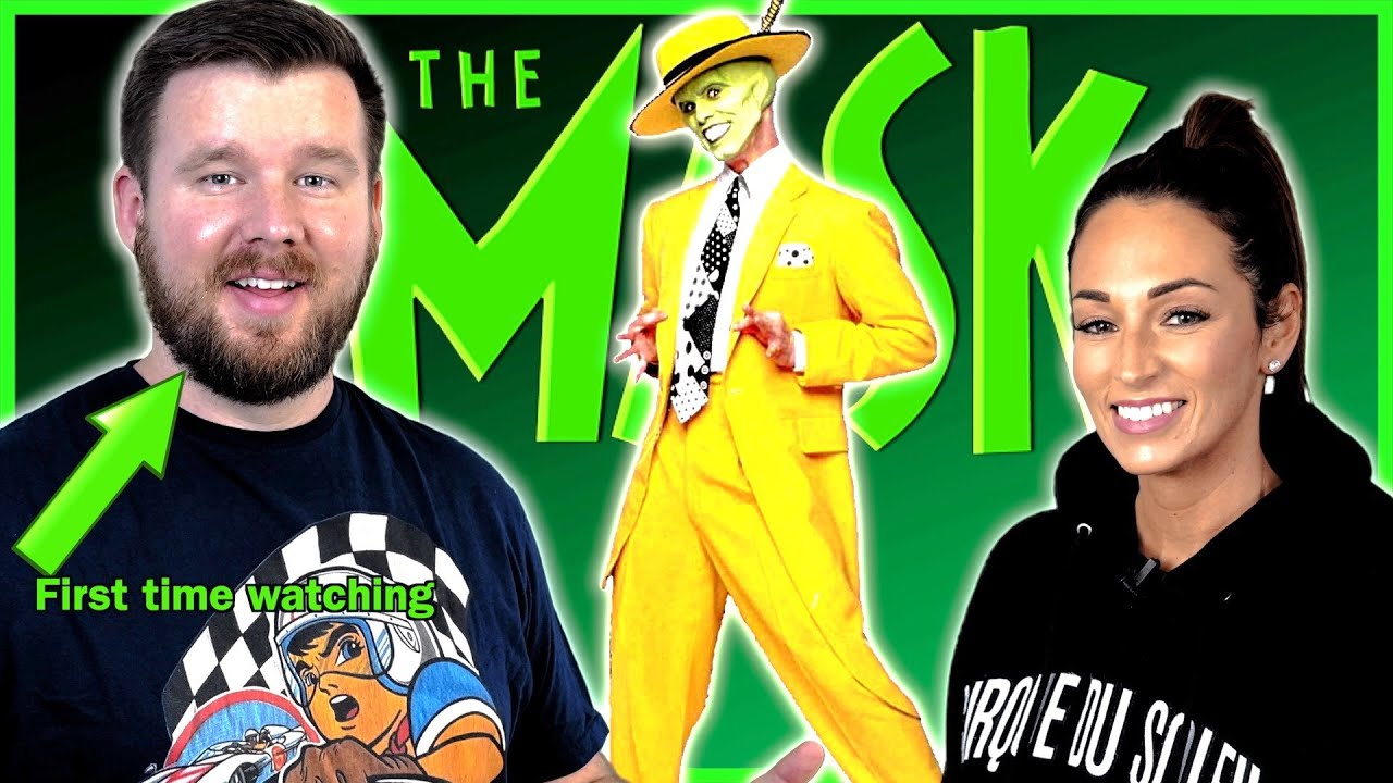My husband watches THE MASK for the FIRST time || Movie Reaction