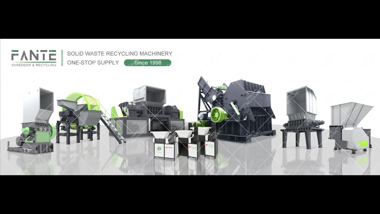 FANTE Machinery &ndash; Experts in Industrial Shredders, Crushers, and Solid Waste Recycling Solutions.