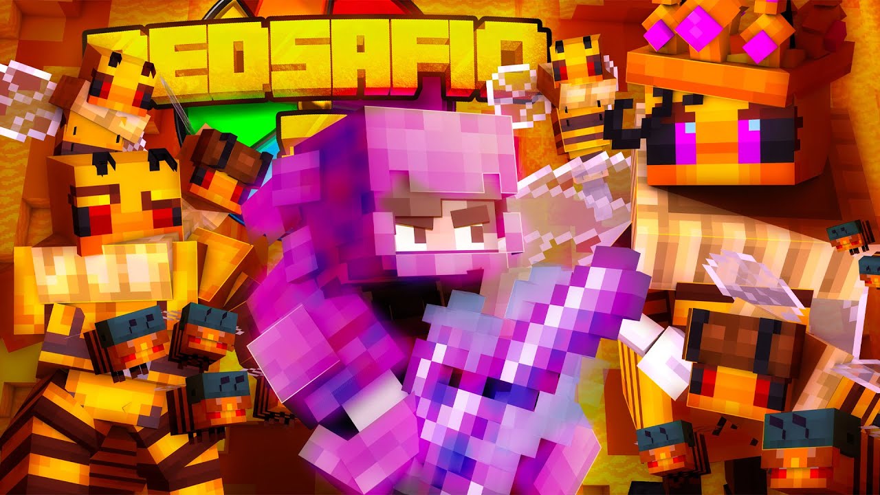 la DUNGEON de las ABEJAS EXPLOSIVAS | DEDsafioMinecraft2💀 Día 23