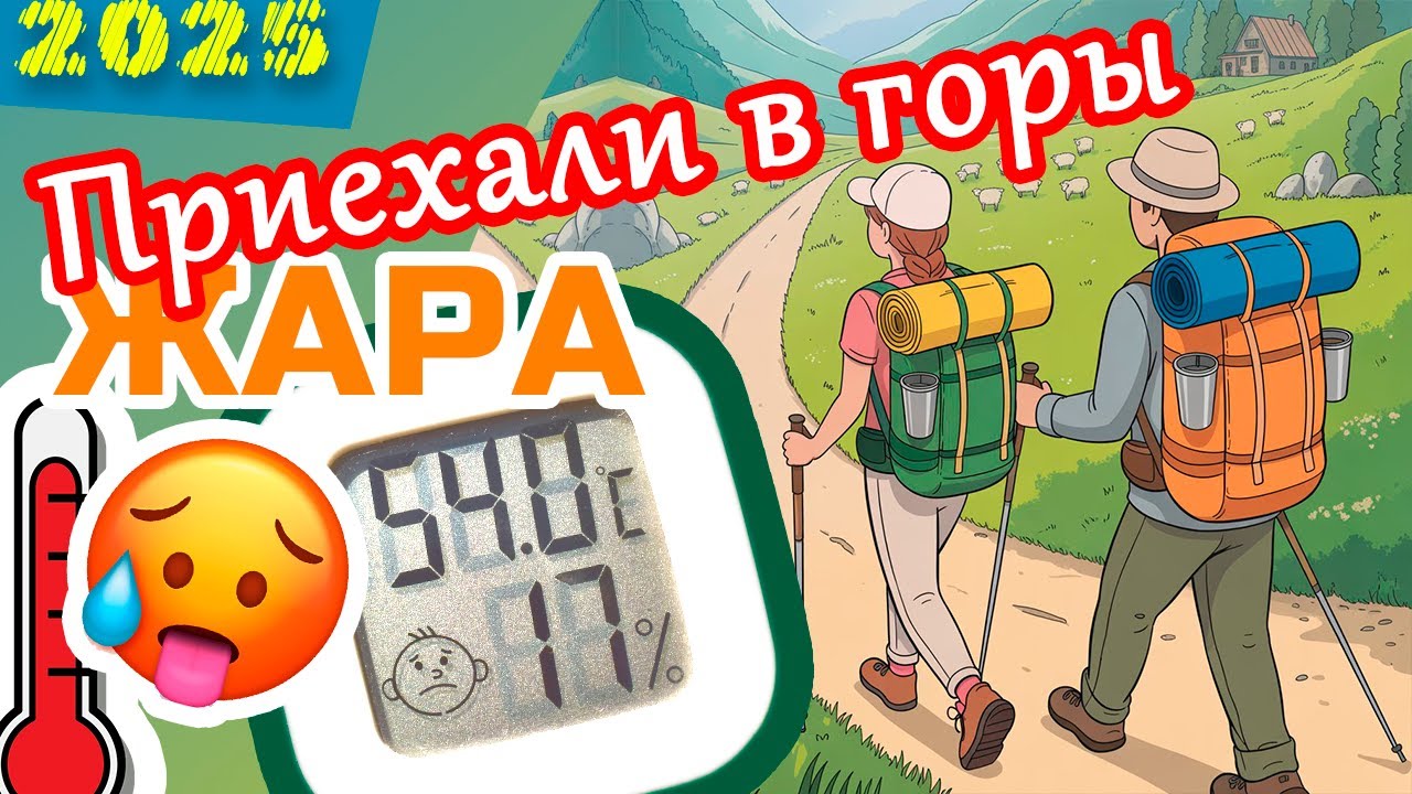 🌡️ПЕКЛО 🥵 😱 в горах... ВОТ ЭТО НАЧАЛО...
