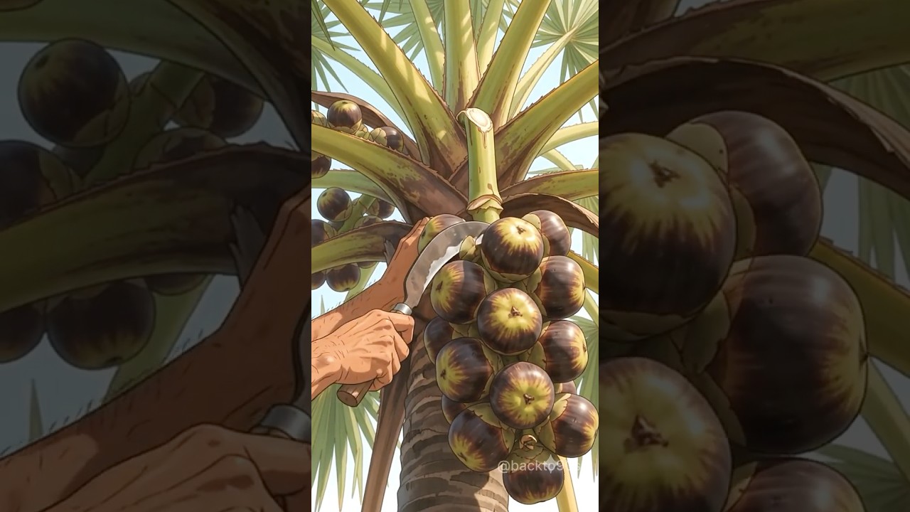 When Summer Tasted This Sweet | Ghibli-Style 90s Village Memories ☀️🌴 #ASMR #nostalgia #ghiblistyle