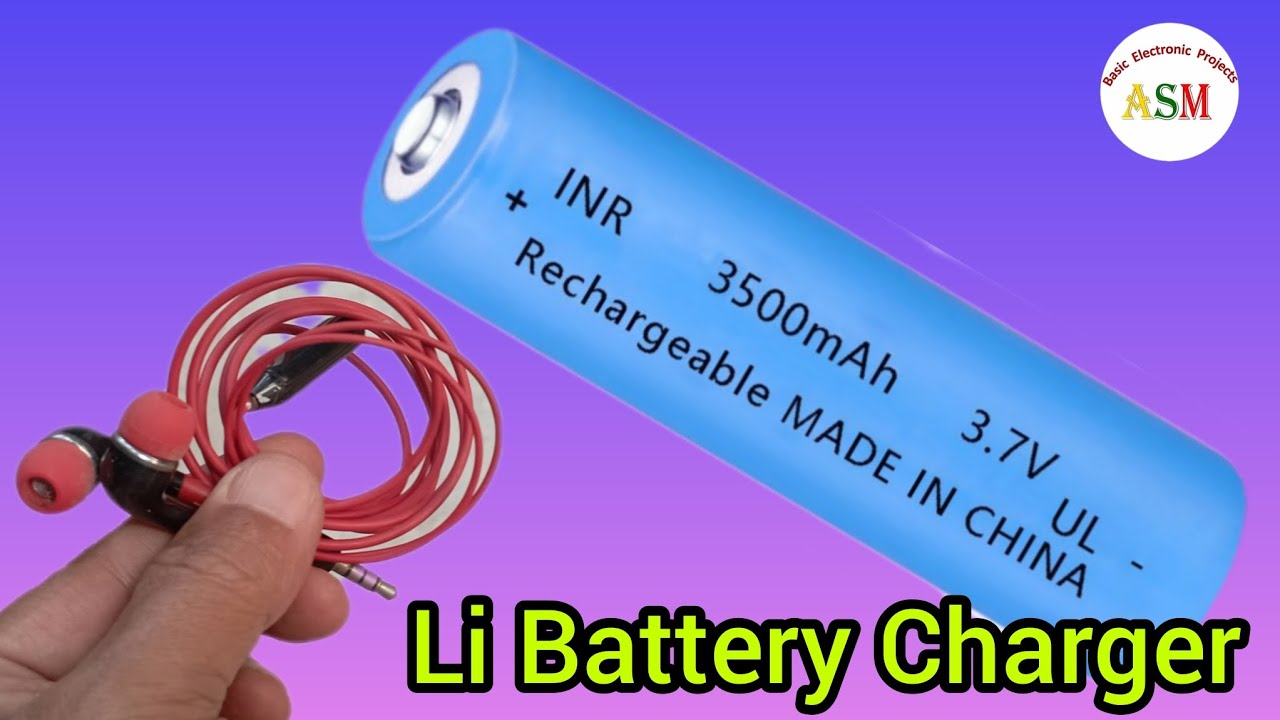 Don't Throw Your Old Ear Phone/ Make  Li Battery Charger #asmbasicelectronicprojects 