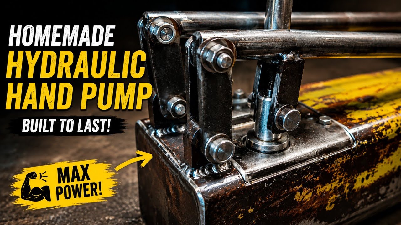 Making 2 Handles Hydraulic Hand Pump 