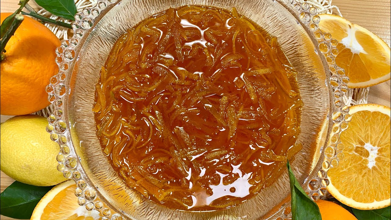 Homemade  Orange Peel & Lemon Peel Jam Recipe  | Saffron Orange Lemon Jam 