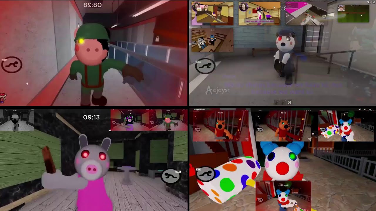 Roblox Piggy Jumpscares - Sparta Remix Mashup 4 versions