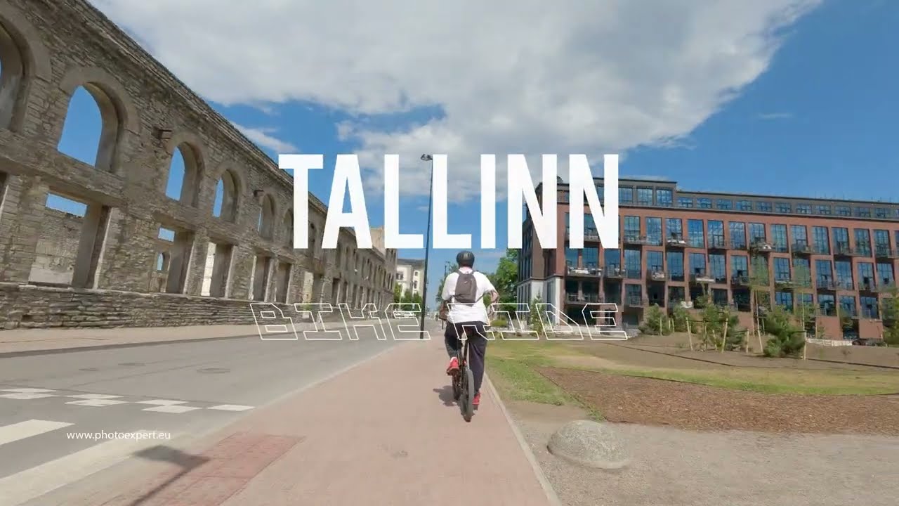 Bike ride around Tallinn Estonia 4k 2024