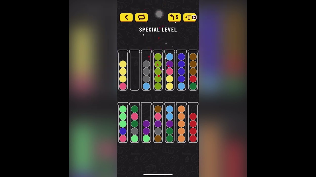 Ball Sort Special Level (after Level 140)