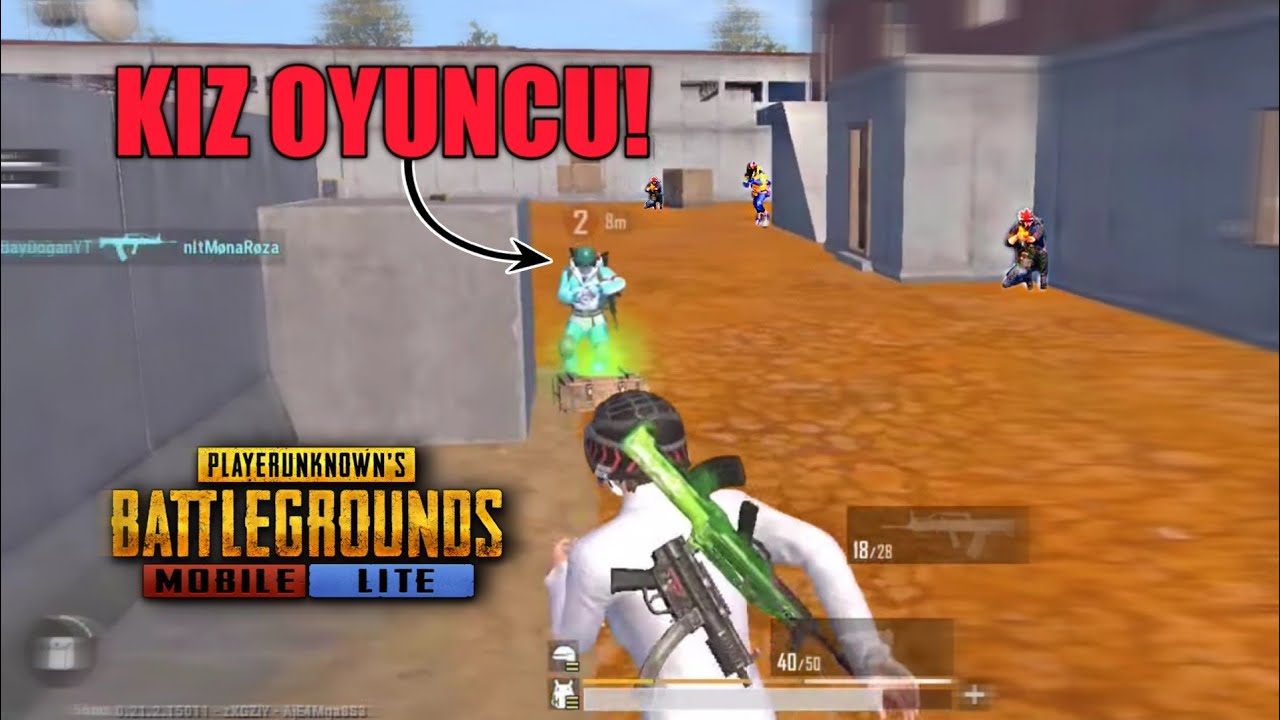 RASTGELE TAKIMA KIZ OYUNCU GELDİ 😯 PUBG MOBİLE Lite