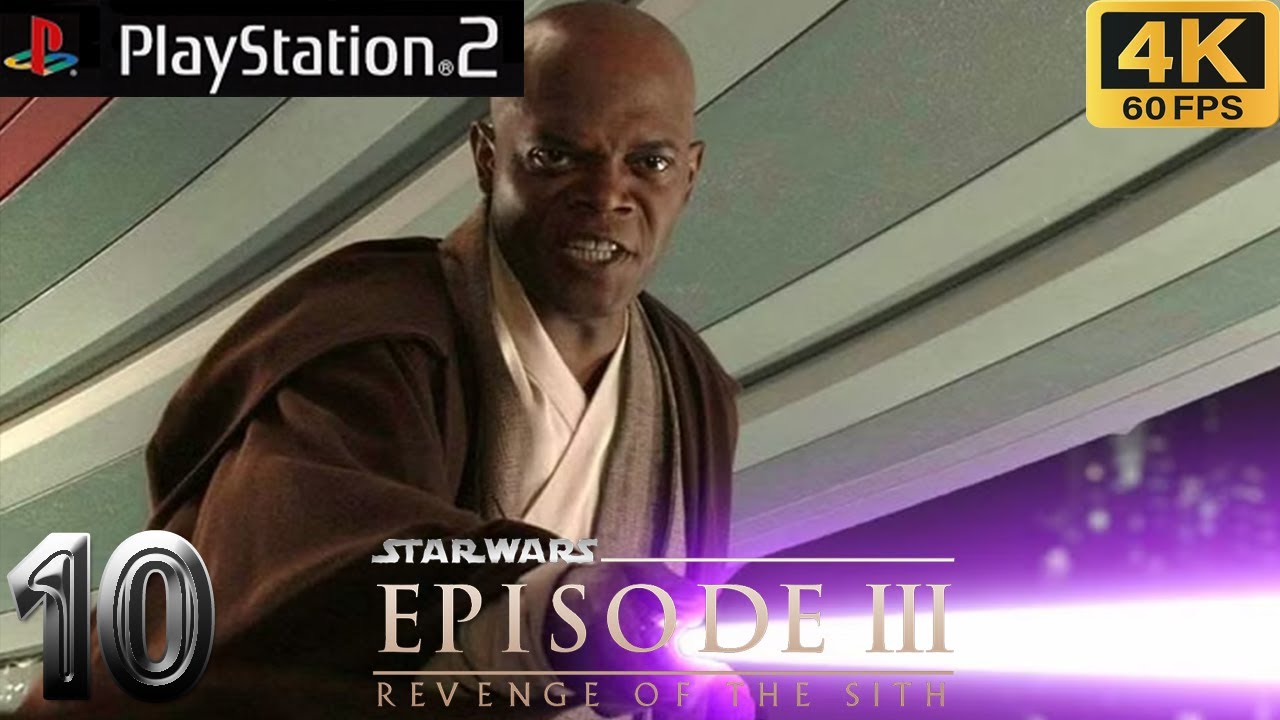 PS2 STAR WARS EPISODE III: REVENGE OF THE SITH - WALKTHROUGH 10 THE DARKSIDE OF THE FORCE (4K 60FPS)