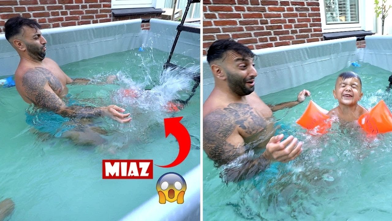 DIT GEBEURT ER MET MIAZ IN ONS NIEUWE ZWEMBAD 💦 | #710