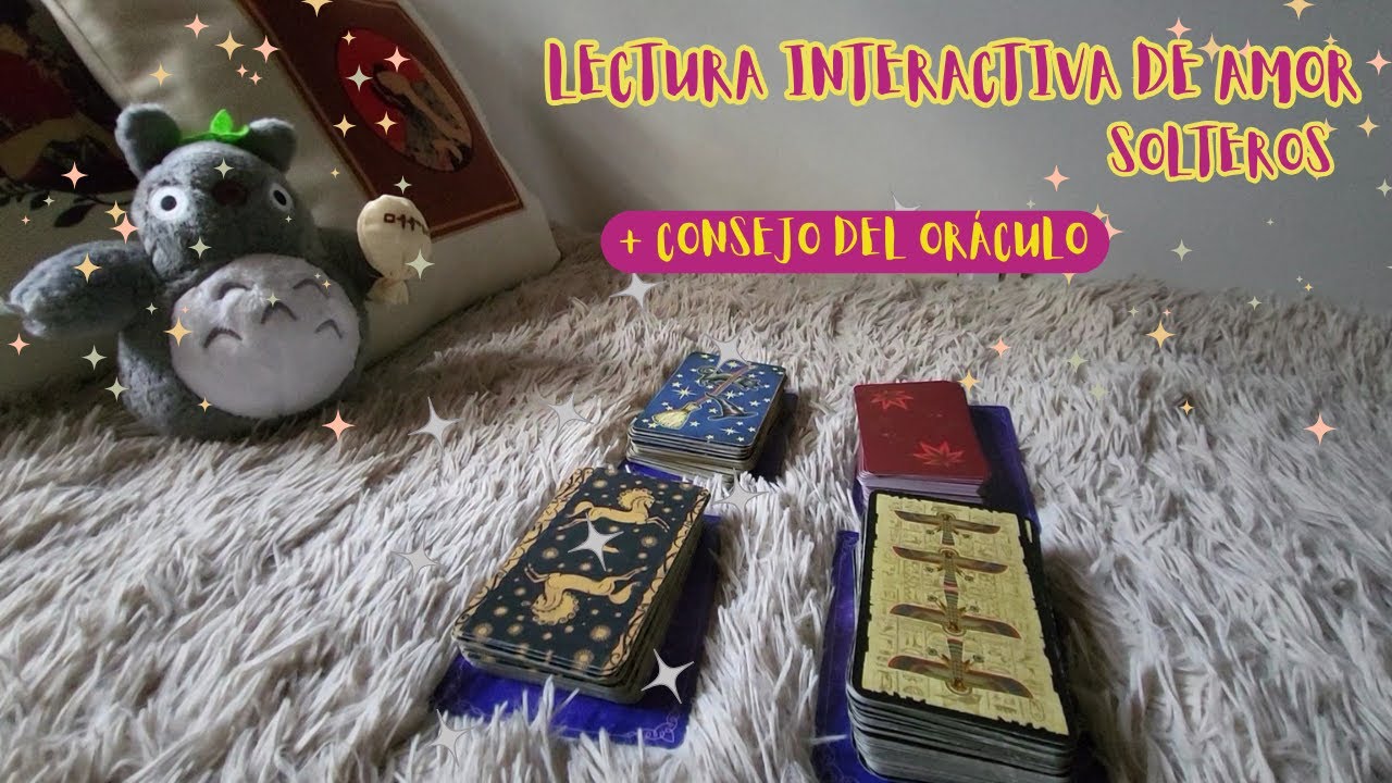 TIRADA DE TAROT INTERACTIVO: LECTURA DE AMOR Y MENSAJES DEL ORÁCULO.