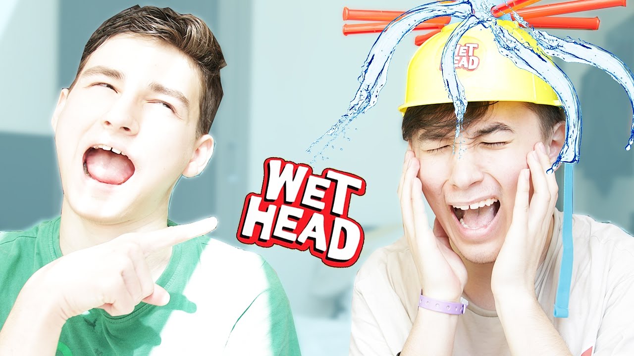 WET HEAD CHALLENGE / МОКРАЯ ГОЛОВА ЧЕЛЛЕНДЖ С БРАЙН МАПС !