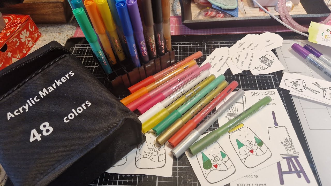 TEST ACRYLIC MARKERS #amazon