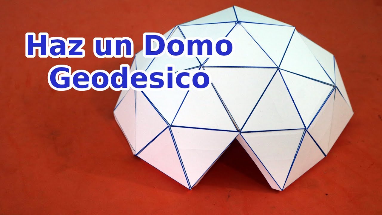 Como Hacer un Domo Geodesico de Carton