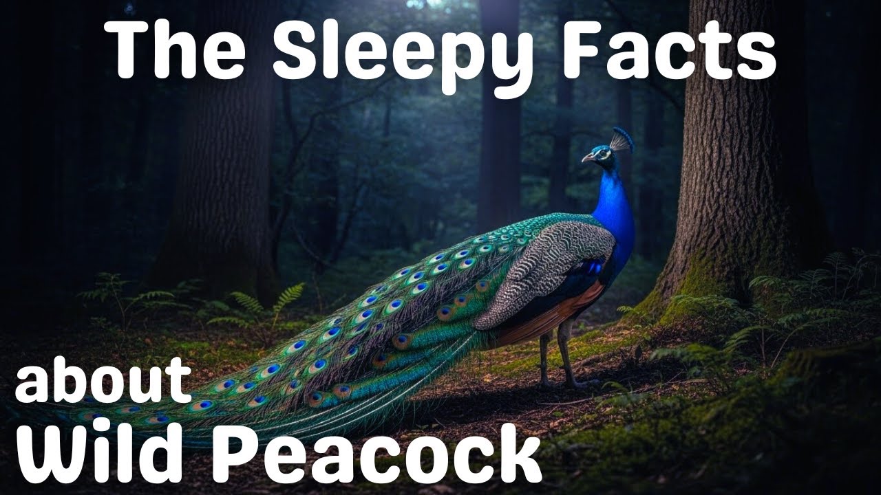 The Sleepy Facts About Wild Peacock - A Calm Nature Documentary to Fall Asleep