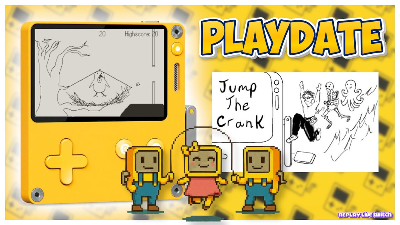 Jump the Crank Playdate : la corde au coude ! 🟨🪢