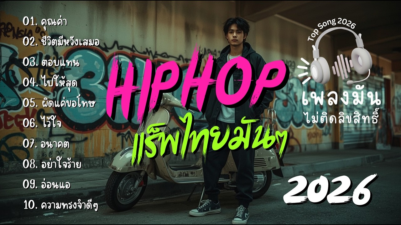 แร็พไทย เพลงมันๆ 2026 | Hip Hop Rap ฟังสนุก ไม่ติดลิขสิทธิ์ (FreeMusicTH)