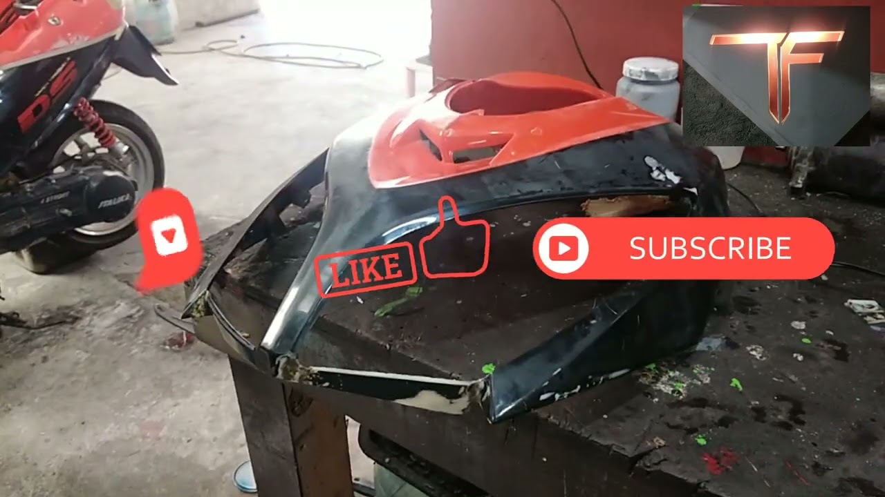 moto Ds 150 ITALIKA   una reparación más. Mira como reparar las tapas de tu moto