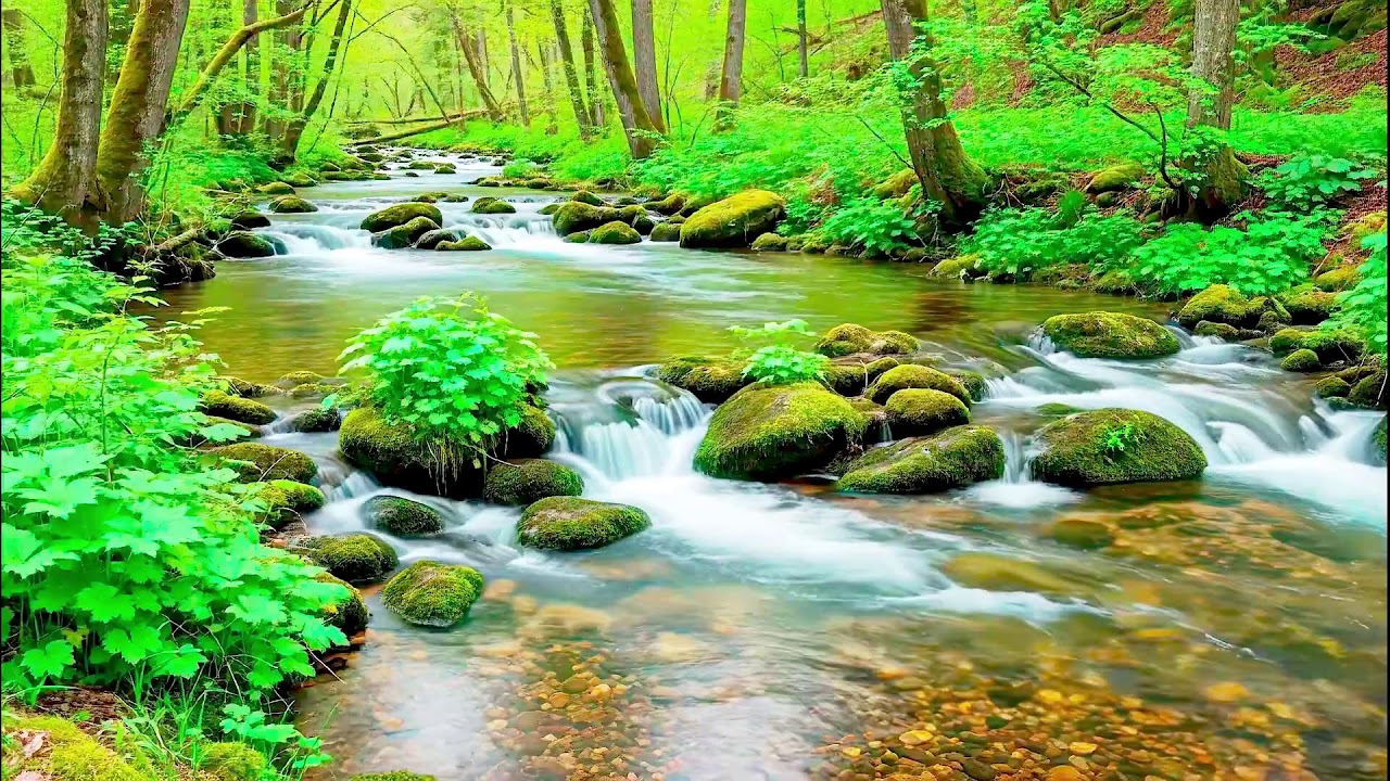 Relaxing River Sound for Deep Sleep | Health Boosting Ambience for Peaceful Rest