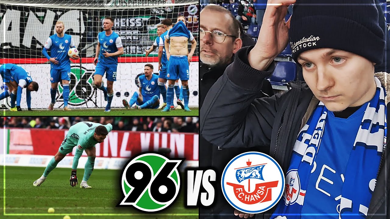 ICH BIN GEBROCHEN...😪 Hannover 96 - Hansa Rostock Stadion Vlog