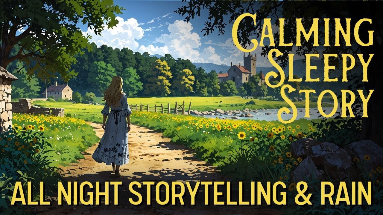 THE QUEENS ENCHANTED ADVENTURE Bedtime Story for Grown Ups | Storytelling & Rain | Black Screen