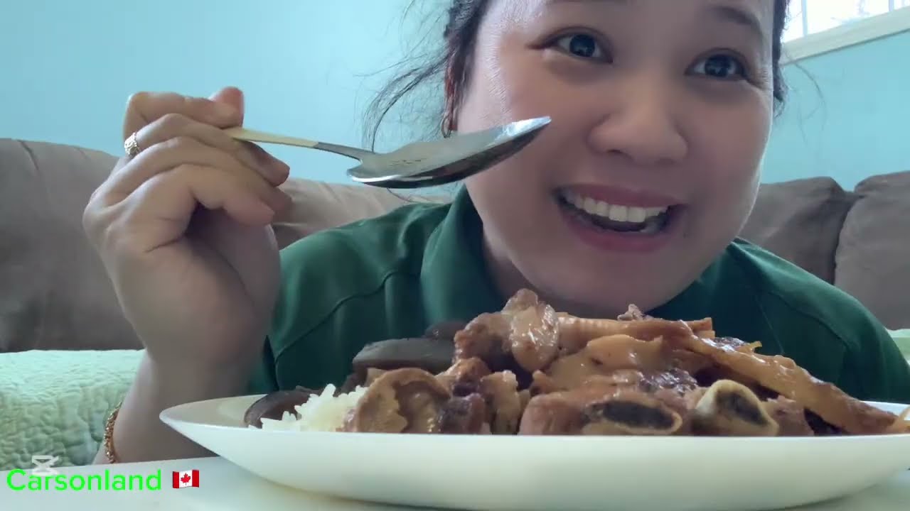 Lâu rồi mới ăn lợi món thịt ba chỉ kho măng 🥰🥰🥰