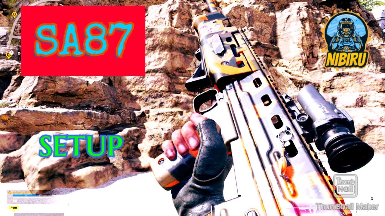 most underrated LMG in warzone SA87 (best SA87 class setup with no recoil) #warzone #sa87 #cod