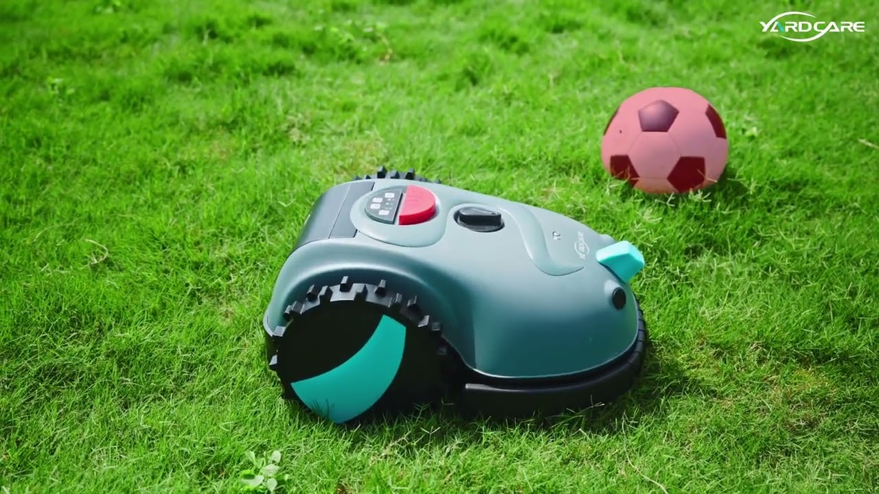 YARDCARE V100 Robot Cortacesped Electrico, Navegaci&oacute;n Visual, Evitaci&oacute;n de Obst&aacute;culos(150 Tipos)