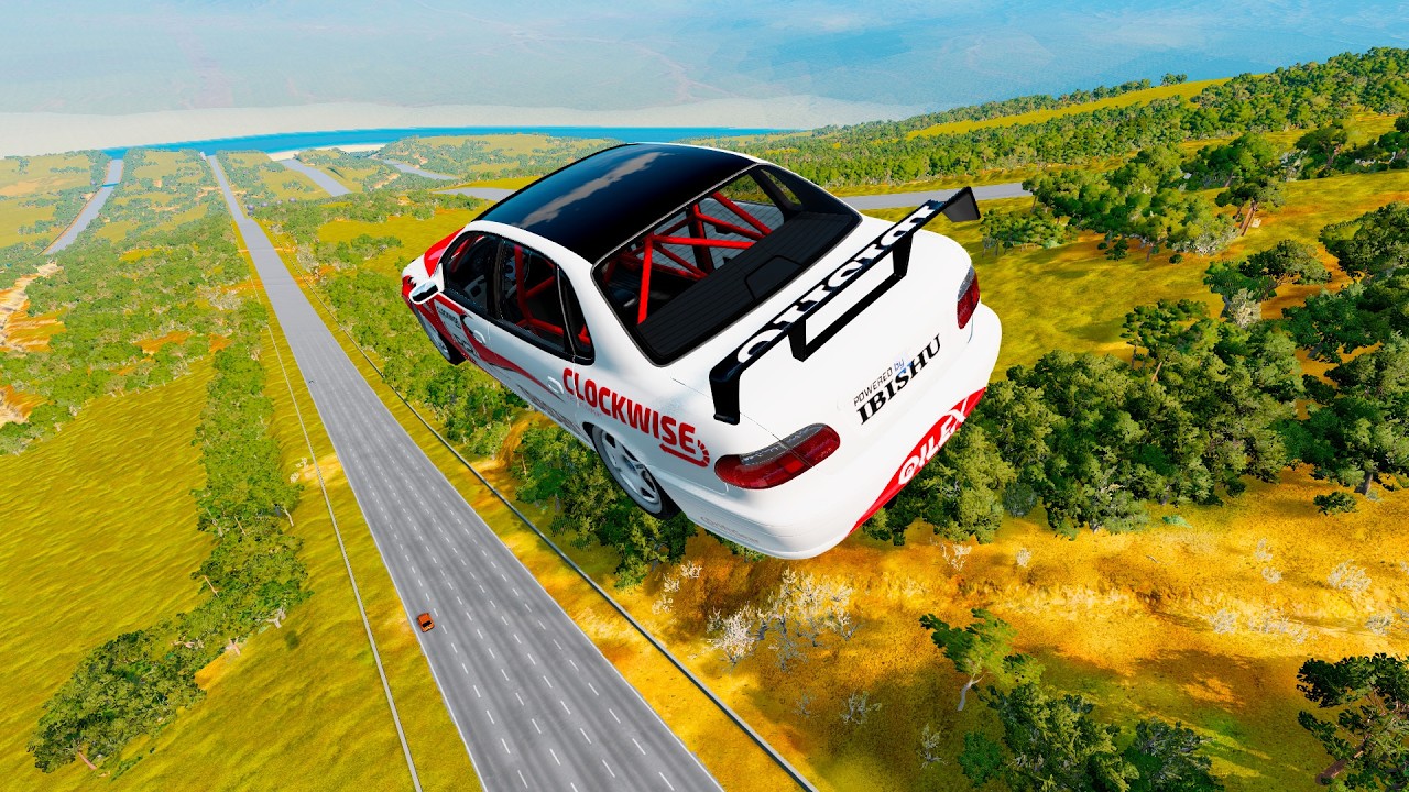 Instant Car Acceleration to 900 km/h. BEST Realistic Destruction! BeamNG Drive \ Ep.6