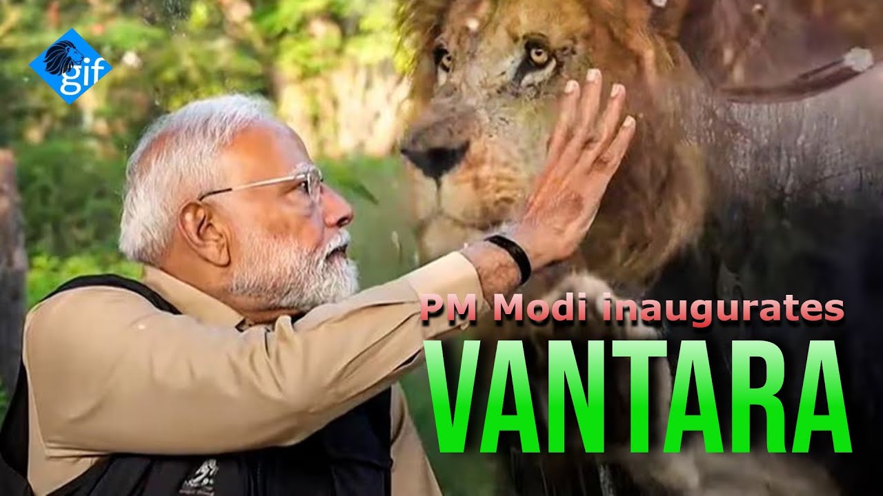 PM Narendra Modi inaugurates Vantara in Jamnagar, Gujarat