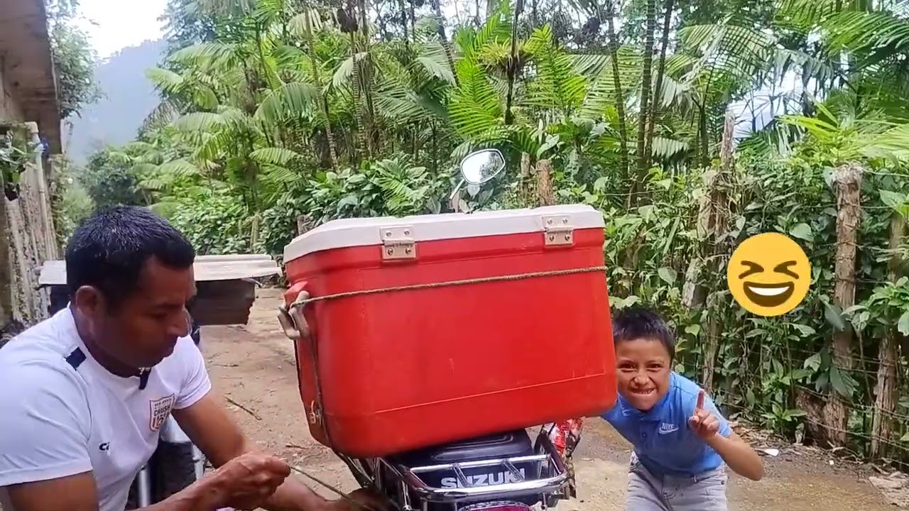 Así amarro mi hielera en la moto