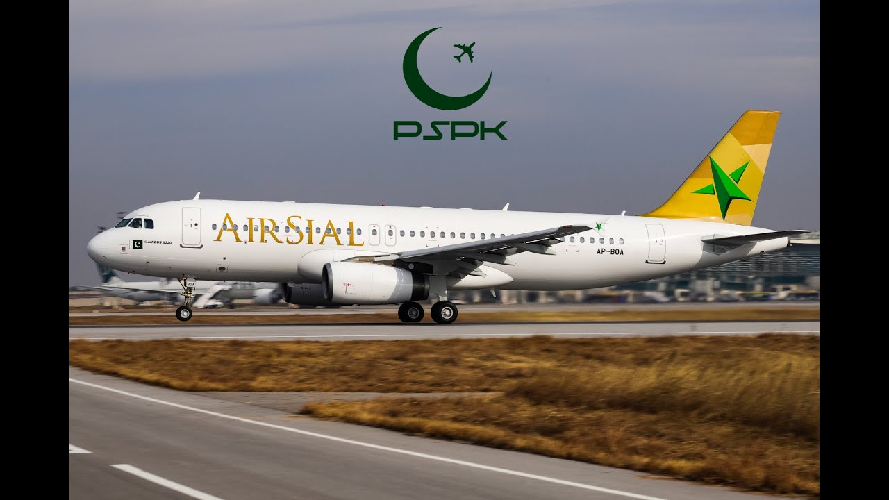 Air Sial Airbus A320 AP-BOA | PF122 | Islamabad to Karachi