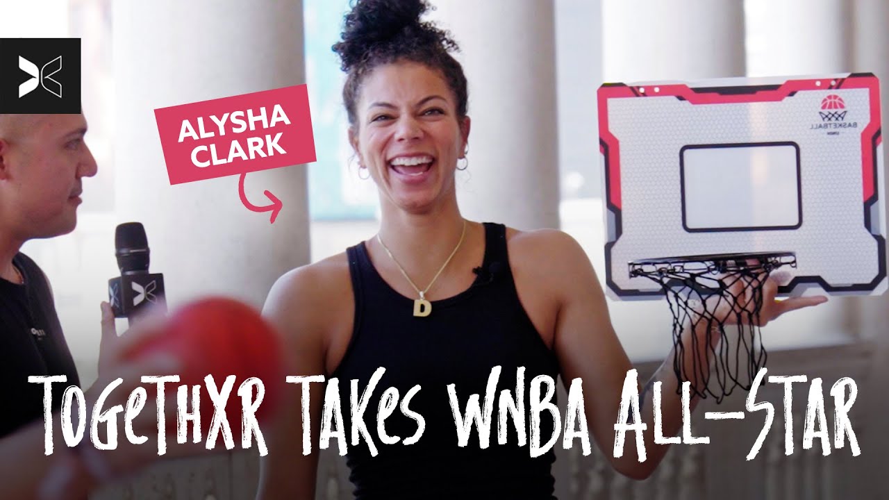 WNBA Champion Gives Away Courtside Tickets On Vegas Strip | Alysha Clark | TOGETHXR