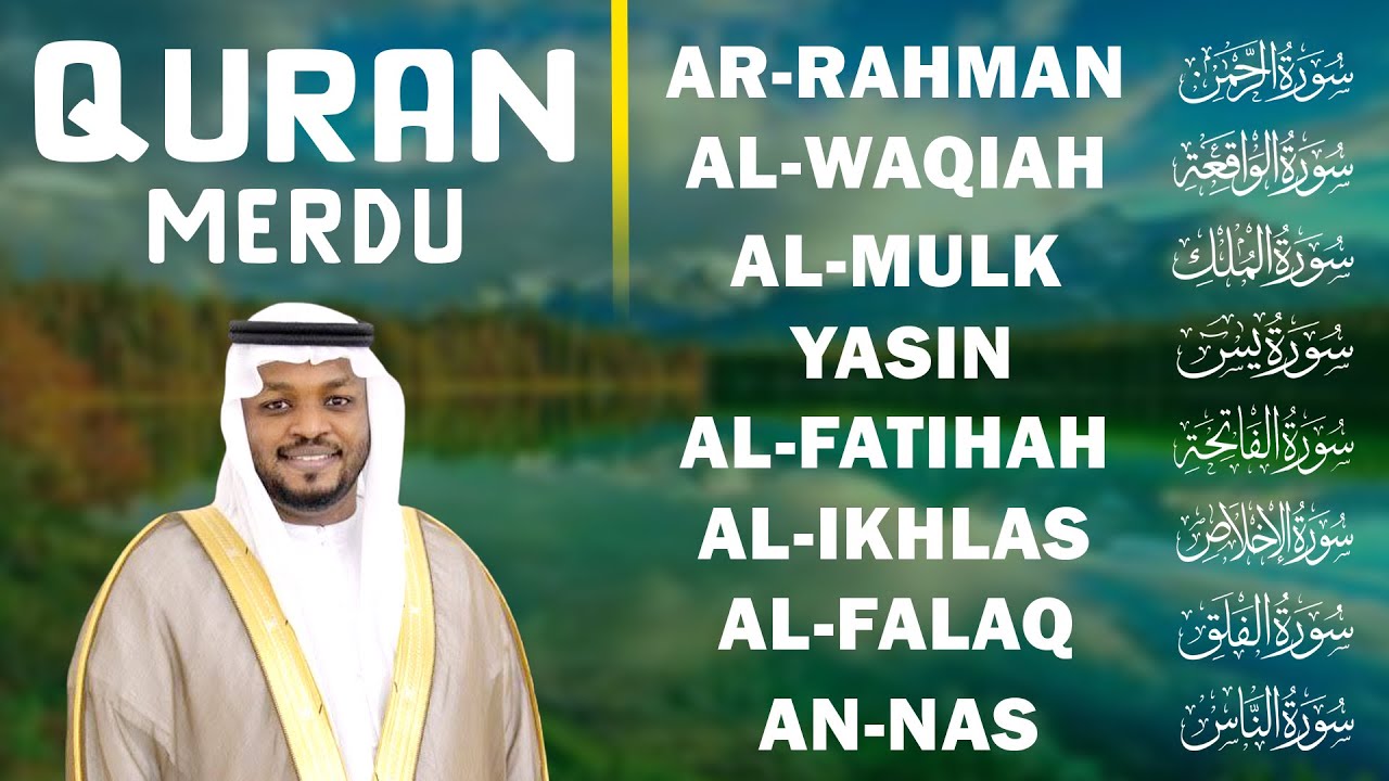 BACAAM AL-QURAN Yang Sangat Merdu Menangis | Alfatiha, Alkahfi,Yasin,Alwaqia, Arrahman, Almoeathat