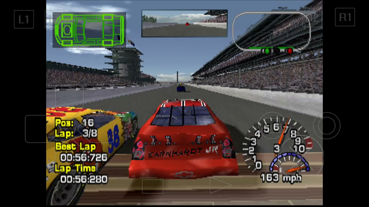 NASCAR Thunder 2004 - PlayStation 1 Android Gameplay 1080p HD (ePSXe)