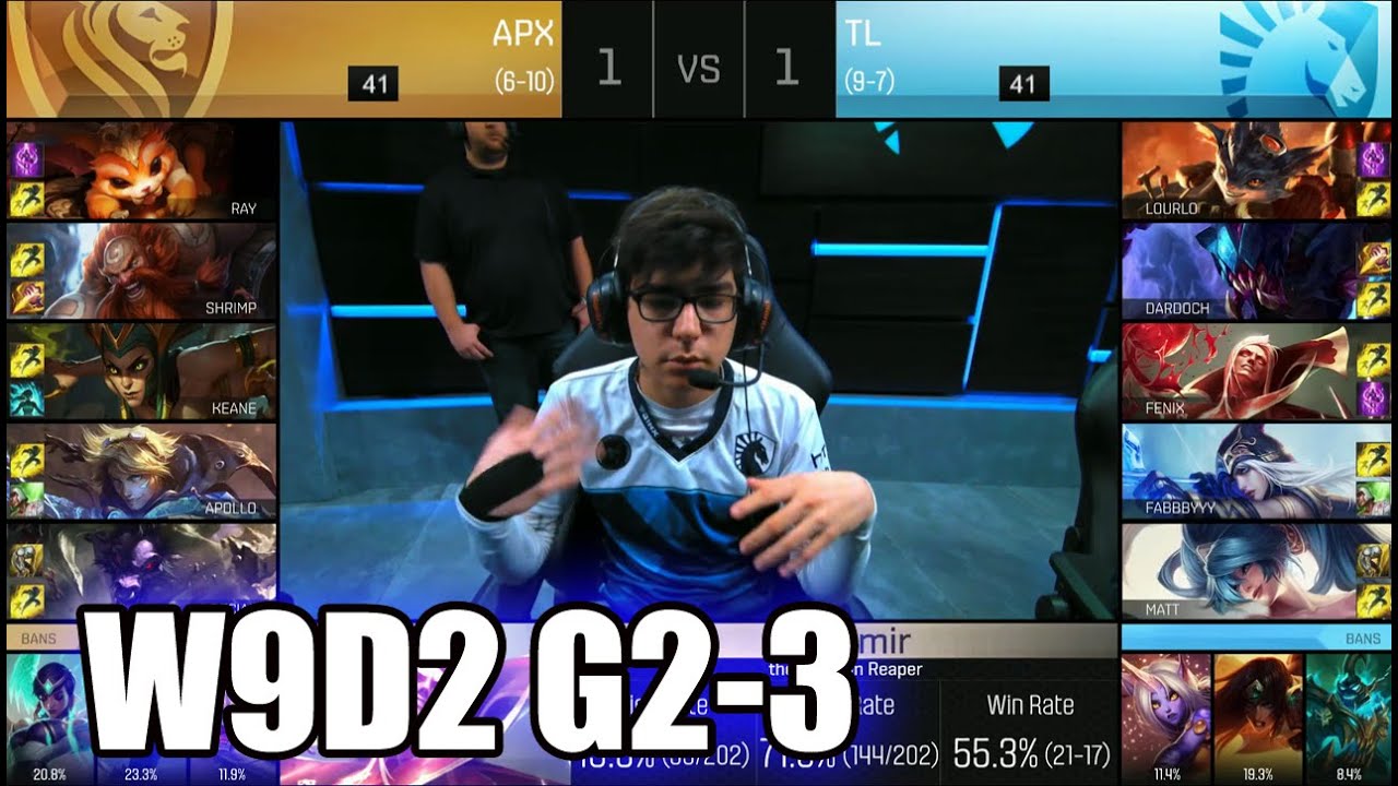 Apex Gaming vs Team Liquid | Game 3 S6 NA LCS Summer 2016 Week 9 Day 2 | APX vs TL G3 W9D2 1080p