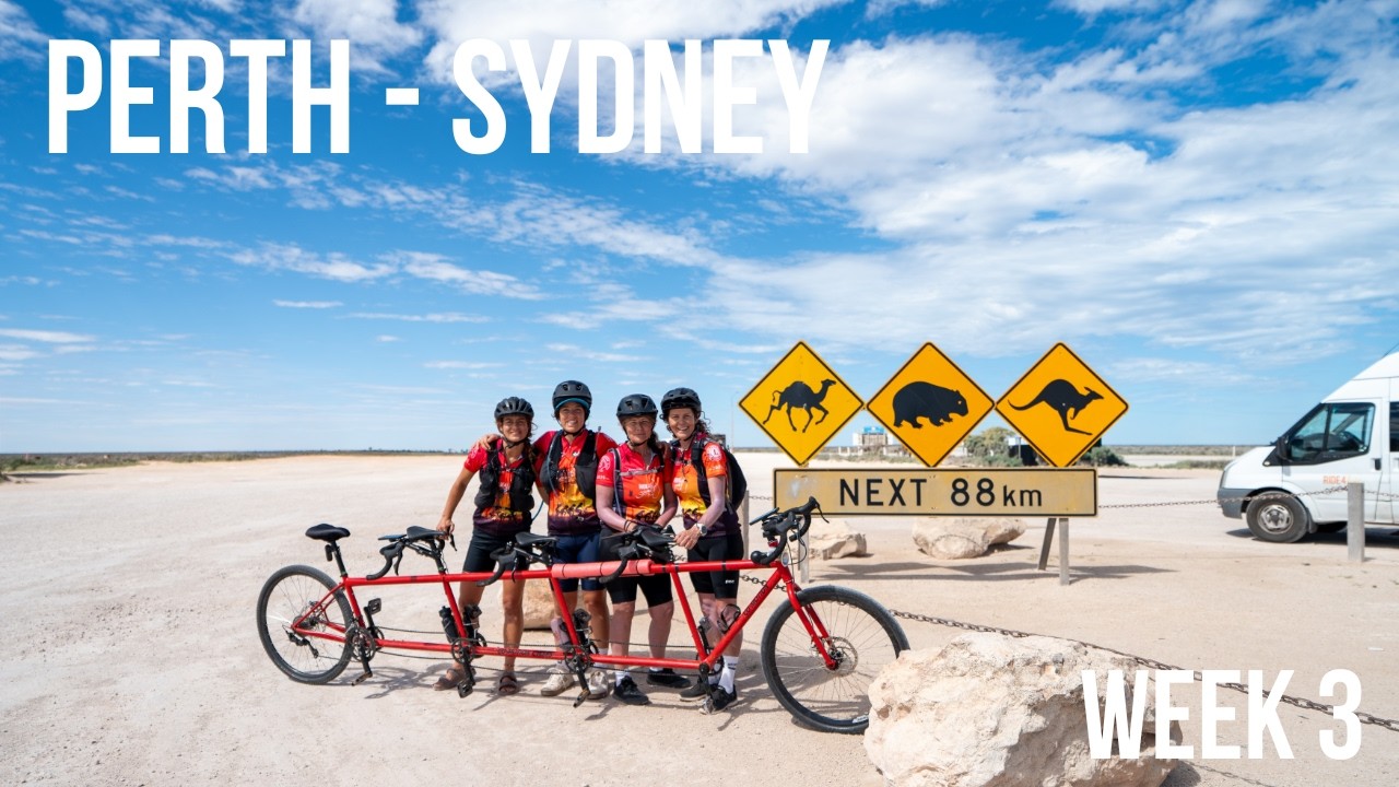 World First Quad Tandem Perth to Sydney - Week 3