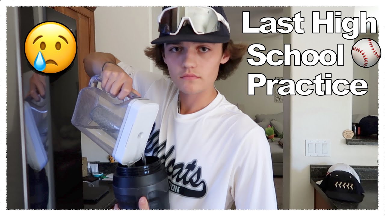Mason's Last High School Baseball Practice!!!