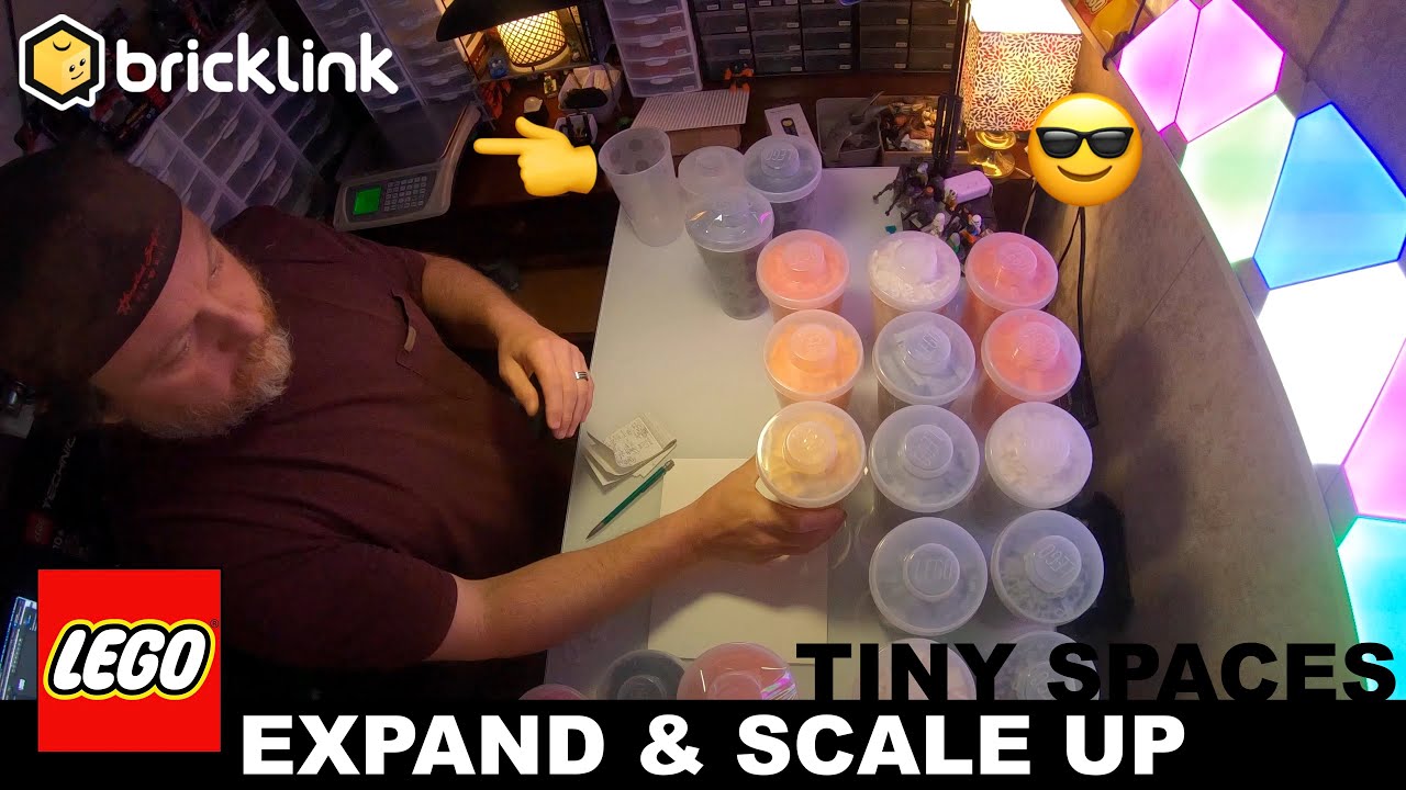 Running a Lego Bricklink Store In a Tiny Space - Expand and Scale Up! (4K)