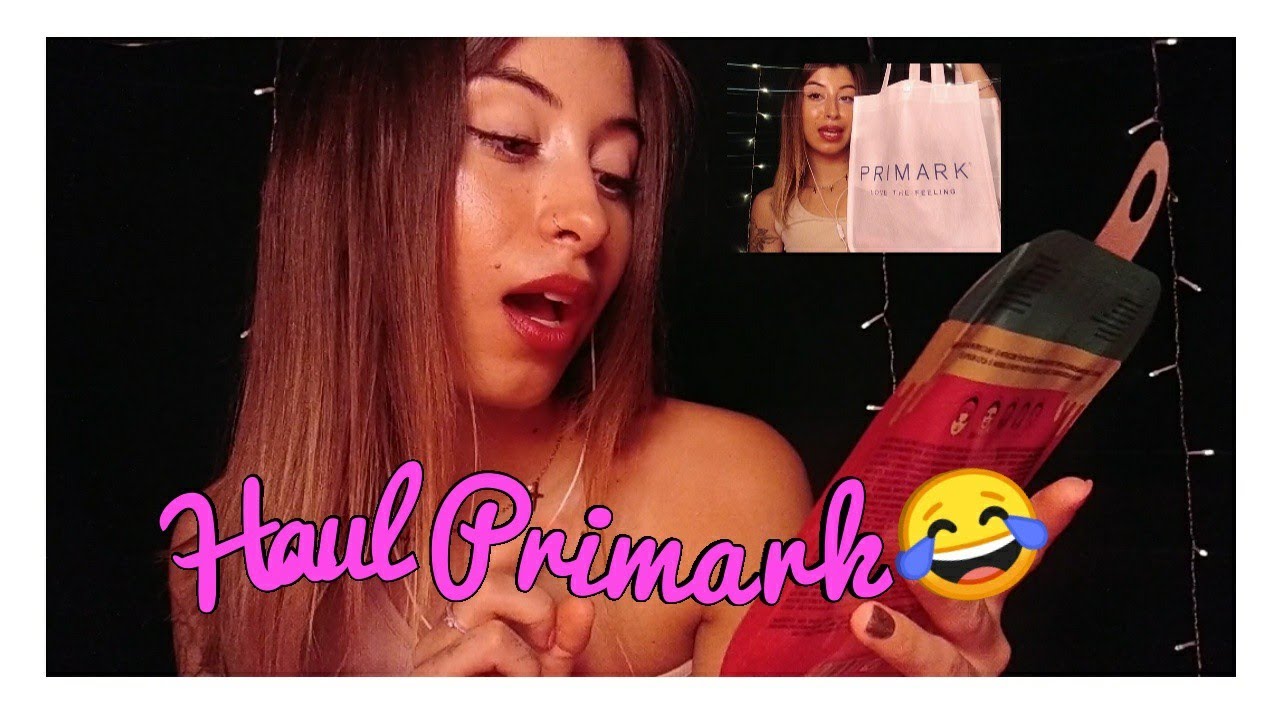 🇮🇹ASMR ITA• HAUL PRIMARK,HO SBAGLIATO AD ACQUISTARE UNA MASCHERA 😂😂 mascara per capelli? 🤔✨
