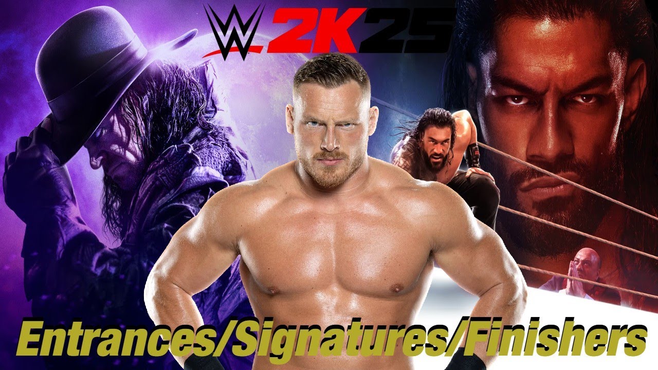 WWE 2K25 Entrances/Signatures/Finishers: Ridge Holland