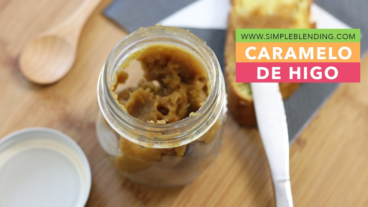 CARAMELO DE HIGO | Receta de crema de higo seco | Endulzante natural